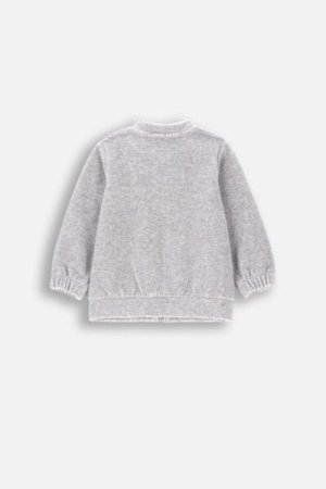 COCCODRILLO džemperis MY WAY BOY NEWBORN, pilkas, ZC4132201MBN-019-086, 86 cm 