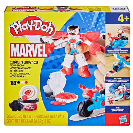 PLAY-DOH Kapitono Amerikos moto-slicer rinkinys, G05555L0 