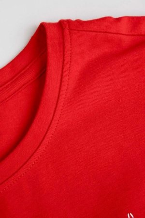 COCCODRILLO marškinėliai, raudoni, ZC5143104MER-009-092, 92 cm 