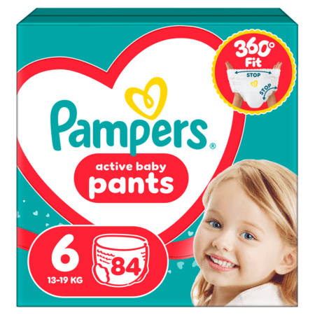 PAMPERS sauskelnės-kelnaitės, dydis 6, 84 vnt, 15kg+, 81748926 81748926