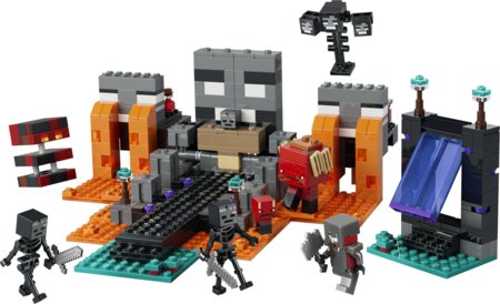 21590 LEGO® Minecraft® Džiūsnų skeletų mūšis 