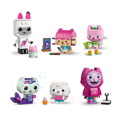 11215 LEGO® Gabės lėlių namai Konstruojami Gabės bičiuliai kačiukai 