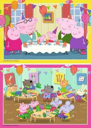 RAVENSBURGER PUZZLE dėlionė Peppa Pig, 2x12 det., 12004017 0 