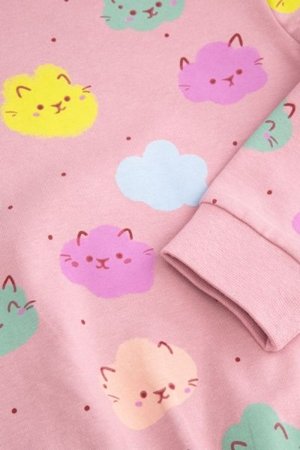 COCCODRILLO marškinėliai ilgomis rankovėmis DREAM DIARIES GIRL NEWBORN, spalvoti, WC5143103DGN-022-086, 86 cm 