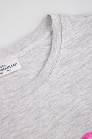 COCCODRILLO marškinėliai trumpomis rankovėmis, pilki, WC6143204SGJ-019-158, 158 cm 