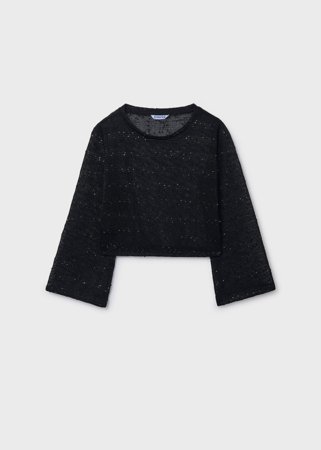 MAYORAL palaidinė ilgomis rankovėmis ir marškinėliai be rankovių, black, 6.161-67, cm 