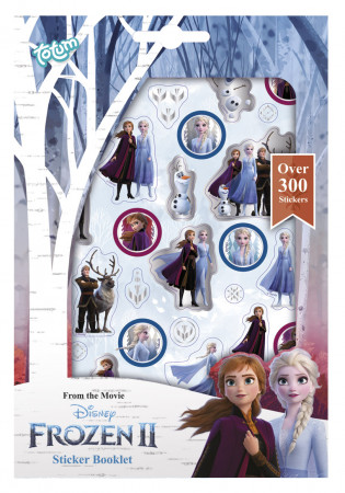 TOTUM lipdukų albumas Frozen 2, 4 lapai,TT680708 680708
