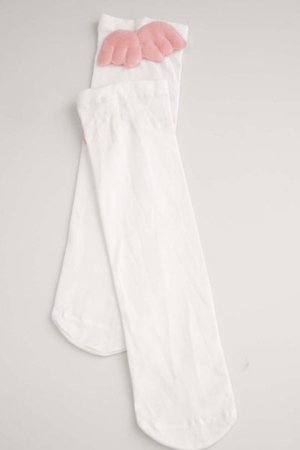 COCCODRILLO kojinės TIGHT SOCKS, baltos, WC5379303TSO-001-033, 33 cm 