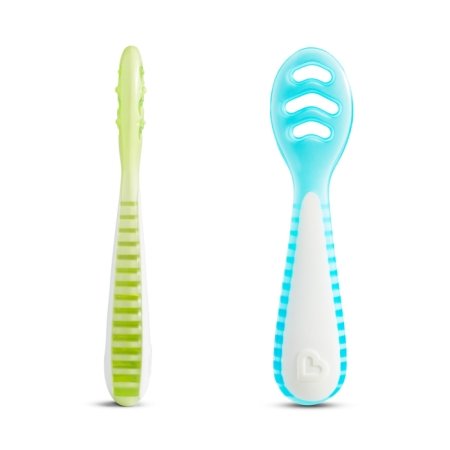 MUNCHKIN šaukšteliai, 3 vnt., Gentle Dip, Blue-Green, 4 mėn.+, 90262P 
