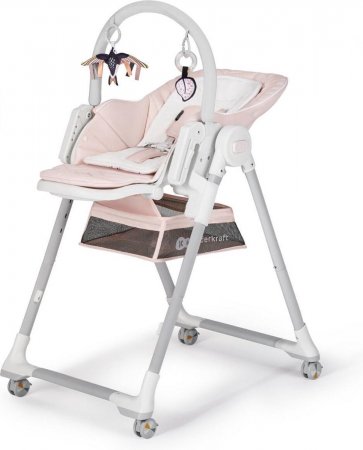 KINDERKRAFT aukšta maitinimo kėdė LASTREE, pink, KHLAST00PNK0000 KHLAST00PNK0000