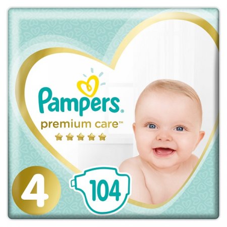 PAMPERS sauskelnės, Premium Maxi, 4 MB, 104vnt., 81737569 