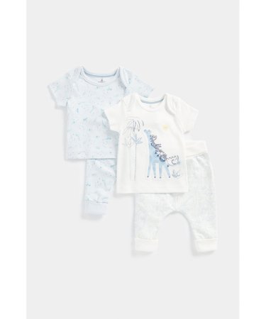 MOTHERCARE marškinėliai trumpomis rankovėmis ir kelnės, 2 vnt., EB643 623699