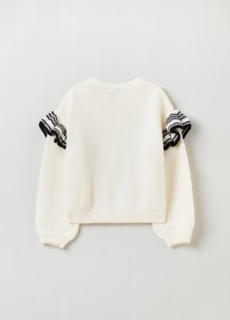 OVS GIRL3-10Y TRICOT 2H 7-8 WHITE 001913566 