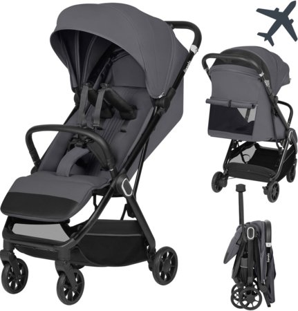 LIONELO sportinis vežimėlis BESS, Grey stone 