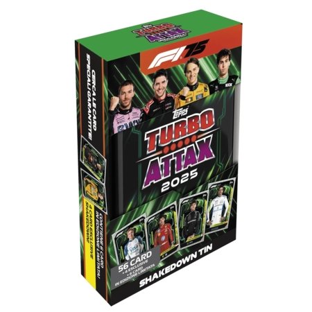 TOPPS kortelės Formula 1 2025 Turbo Attax Mega Tin, 076334 