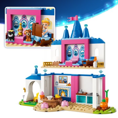 43283 LEGO® ǀ Disney Princess Pelenės bičiulių gyvūnų pilis 