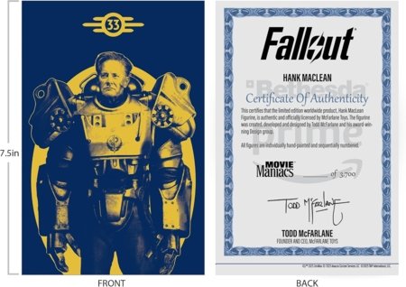 MCFARLANE TOYS Fallout figūrėlė Hank Maclean, 14134 