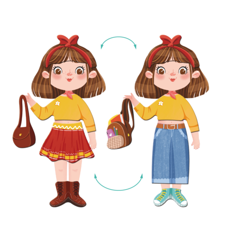 DODO magnetinis žaidimas Aprenk madingą mergaitę, 200243 