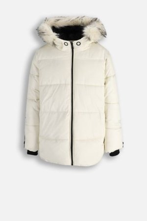 COCCODRILLO striukė OUTERWEAR GIRL JUNIOR, kreminė, cm 