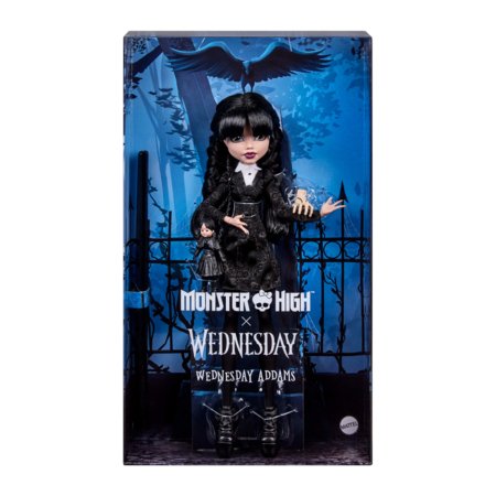 MONSTER HIGH X WEDNESDAY kolekcinė lėlė Trečiadienė, JNJ91 