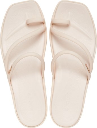 CROCS šlepetės MIAMI TOE LOOP, žalios, 209862-0WW, 42,5 dydis 