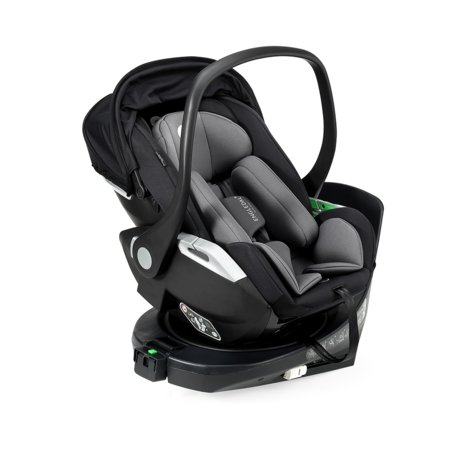 ENGLEDAL automobilinė kėdutė SAGA I-SIZE su baze, 40-87 cm., Black grey, 25-06SAG-BG 