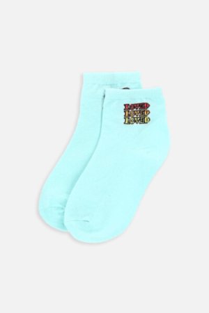 COCCODRILLO kojinės SOCKS GIRL, turquoise, 26/30 dydis, WC2382208SOG-013 WC2382208SOG-013-030