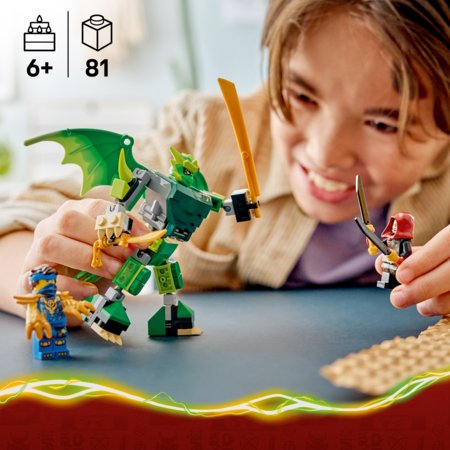 71862 LEGO® NINJAGO® Lloyd drakono-roboto kovos rinkinys 