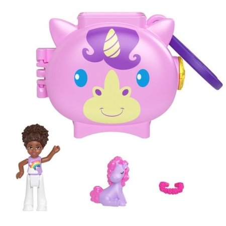 POLLY POCKET gyvūnėlio ir lėlytės mini rinkinukas asort, HMX20 HMX20