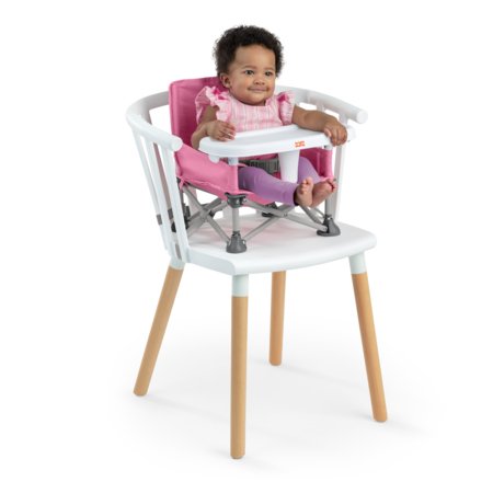 BRIGHT STARTS maitinimo kėdutė - busteris POP 'N SIT, PINK, 17199 