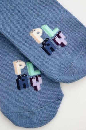 COCCODRILLO kojinės, mėlynos, dydis 