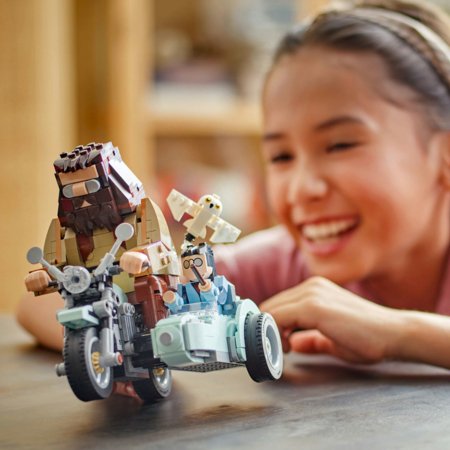 76443 LEGO® Harry Potter™ Hagrido ir Hario pasivažinėjimas motociklu 