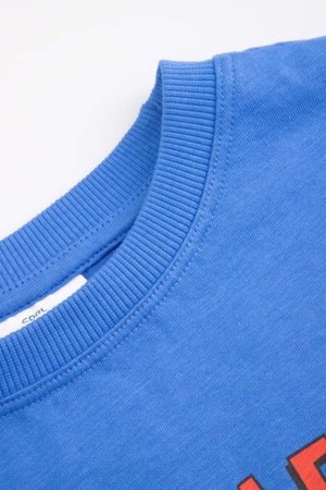 COCCODRILLO marškinėliai trumpomis rankovėmis, mėlyni, WC6143209LBD-032-098, 98 