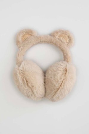 COCCODRILLO ausų apdangalas - ausinės ACCESSORIES, kreminės, ZC5317104ACC-002-000, one size 
