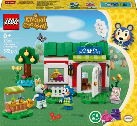 77055 LEGO® Animal Crossing™ „Able Sisters“ drabužių parduotuvė 