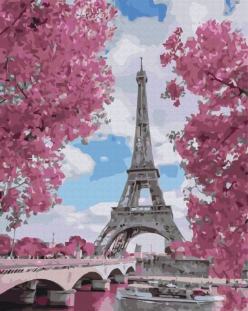 BRUSHME spalvinimo pagal skaičius rinkinys Magnolias in Paris, BS29271 BS29271