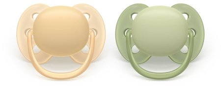 PHILIPS AVENT čiulptukai ULTRA SOFT, 6-18 mėn., 2 vnt., SCF091/45 