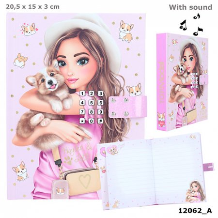 TOPMODEL dienoraštis su elektroniniu kodu ir muzika, 12062 12062