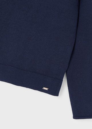 MAYORAL megztinis aukštu kaklu, navy, 313-30, 10 cm 