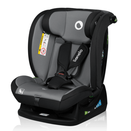 LIONELO automobilinė kėdutė IZZY I-SIZE, Black grey,  40-150 cm., LO-IZZY I-SIZE 