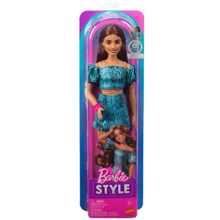 BARBIE FASHIONISTAS lėlė madistė žaliu kostiumėliu, JJN63 