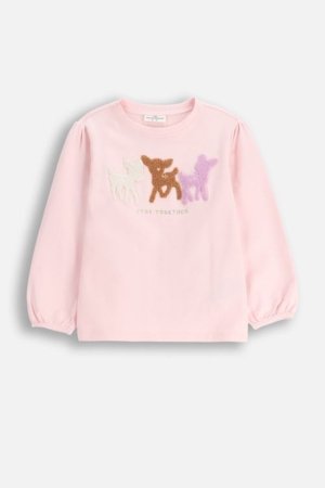 COCCODRILLO marškinėliai, rožiniai, ZC5143105WGK-007-122, 122 cm 