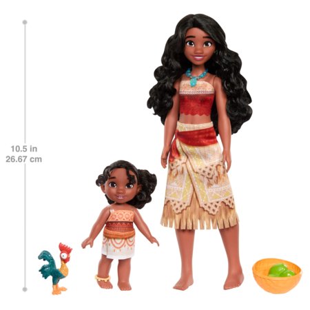 DISNEY MOANA lėlių rinkinys Moana ir Simea, JBT41 