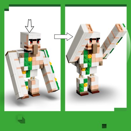 21592 LEGO® Minecraft® Vištų raitelis ir užpuolimas dykumoje 