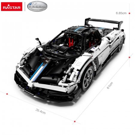 RASTAR 1:8 mastelio surenkamas automodelis Pagani Huayra BC Bricks, 97910 97910