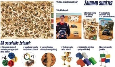 Stalo žaidimas EXTREME RACE by Rokas Baciuška, LT/LV/EE, 56155 