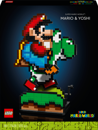 71438 LEGO® Super Mario Super Mario World™: Mario ir Yoshi 