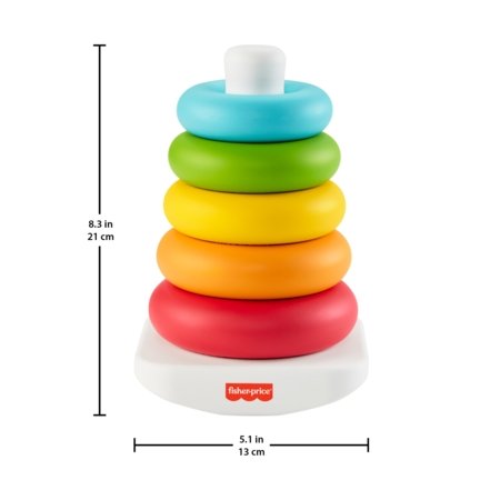 FISHER PRICE bokštelis Supk ir statyk eko pakuotėje, GRF09 GRF09