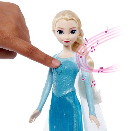 DISNEY FROZEN dainuojanti lėlė Elza (anglų kalba), JFH84 