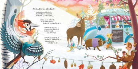 Džyru džyru žiema Lietuviškos dainelės nuo advento, Kalėdų iki Užgavėnių, 9786090900680 